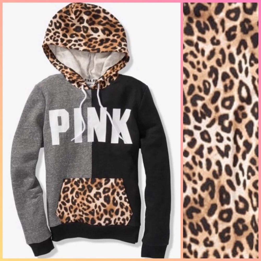 VS PINK Leopard Colorblock Set - Picture 9 of 14
